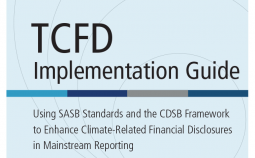 ​TCFD implementation guidance document is now available